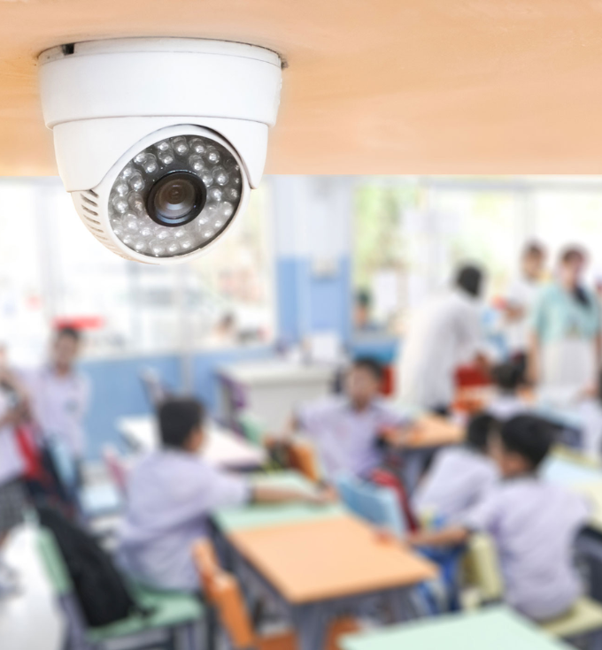 CCTV installation in school